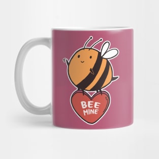 Bee Mine | Adorable Valentine | Bee Carrying Candy Heart Mug